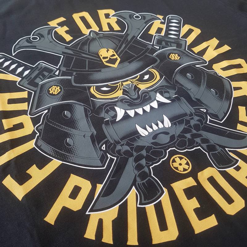 PRiDEorDiE fight for honor  T-Shirt -black
